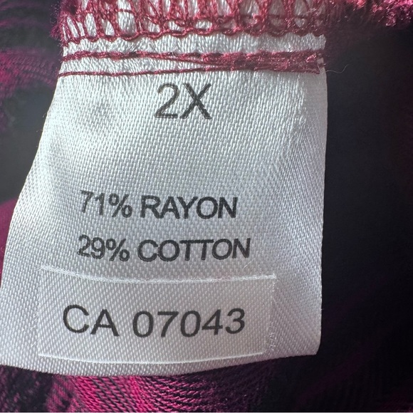 Jane and Delancey Red & Black Plaid Button Down Shirt - Picture 9 of 10